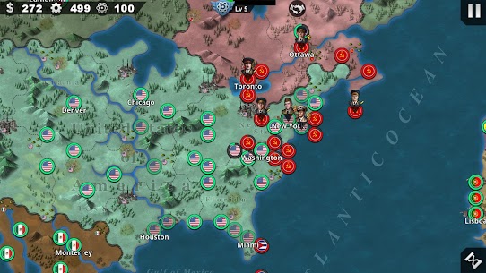 World Conqueror 4-WW2 Strategy Mod (Unlimited Money) 3