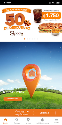 Android application BP Venta de Bienes screenshort