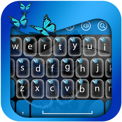 Blue Butterfly Keyboard 1.5 Icon