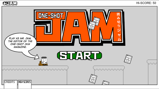Android application ¡Run JAM Run! screenshort
