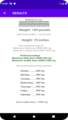 DoseChecker Complete Screen 3