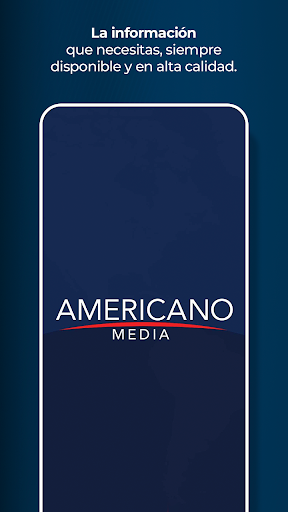 Android application Americano Media screenshort