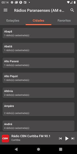 Rádios Paranaenses (AM e FM) Screen 2
