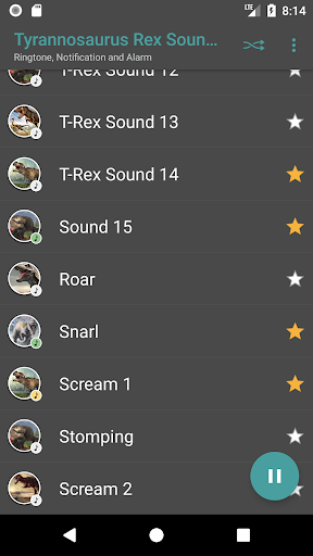 Dinosaur Sounds Screen 3
