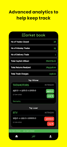 MarketBook - The Trade Journal Screen 3