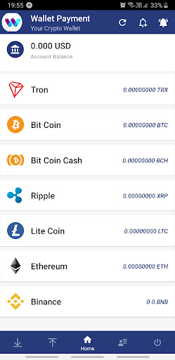 Android application Bicoince Wallet Payment screenshort