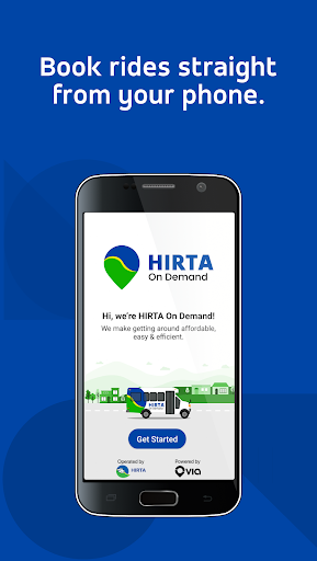 Android application HIRTA On-Demand screenshort