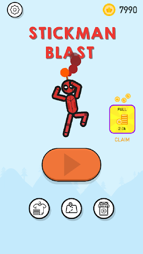 Burning Stickman Blast - Rope Cut Rescue Puzzle
