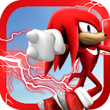 Super knuckles red sonic jump and run icon