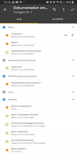 BauButler Screen 2