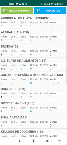 Mts Pedidos Screen 3