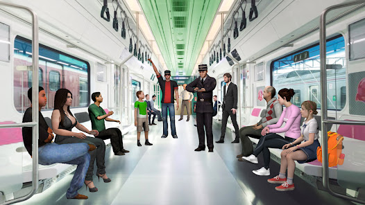 Captura 3 City Train Driving Simulator android