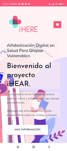 Android application iHERE screenshort