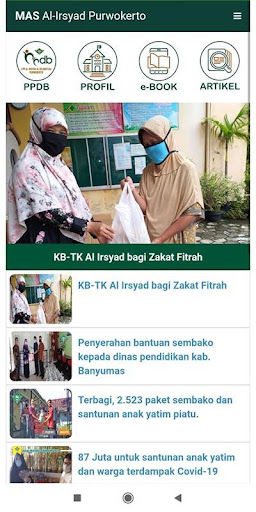 Mobile Al Irsyad School Screen 2