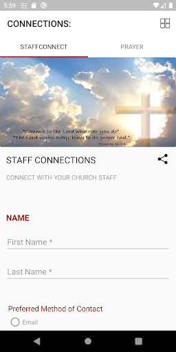 Android application Timothy Lutheran Ministries screenshort