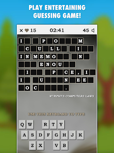 Murphy Laws Guessing Game PRO Screenshot