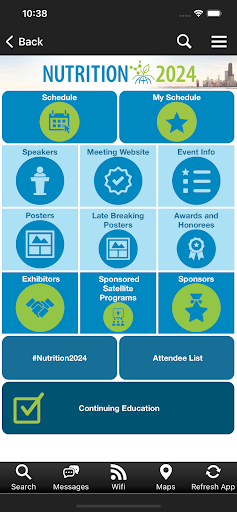 ASN Meetings Screen 3