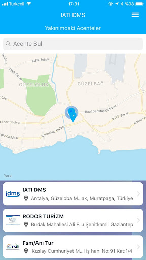 IATI Travel Assistant Screen 2