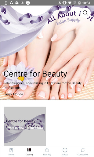 Android application Centre for Beauty Salon Supply screenshort