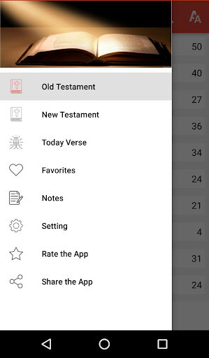 Aperçu de l'application