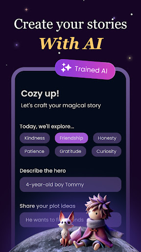 Screenshot of Bedtime Stories - Nighty AI