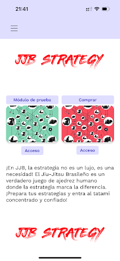 Vista previa de la aplicación