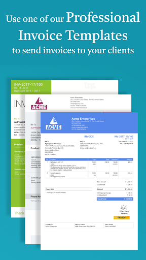 Screenshot of Simple Invoice Manager