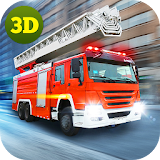 Fire Truck Driver City Emergency Hero Simulator icon