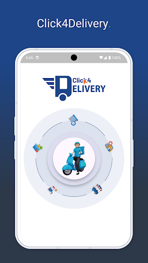 Android application Click4Delivery screenshort
