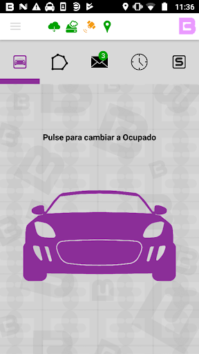 Android application Libercab (conductor) screenshort