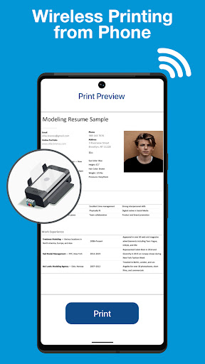 Smart HPrinter Service :ePrint Screen 2