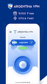 Captura de Pantalla 1 VPN Argentina - Get AR IP android