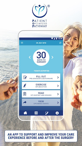 Android application Patient Optimized Pathway screenshort