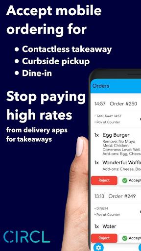 CIRCL Store: Restaurant POS+QR Screen 3