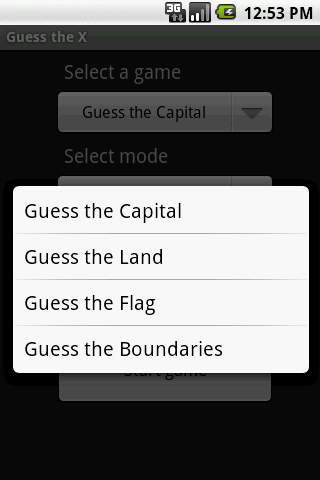 Guess the Flag Screen 3