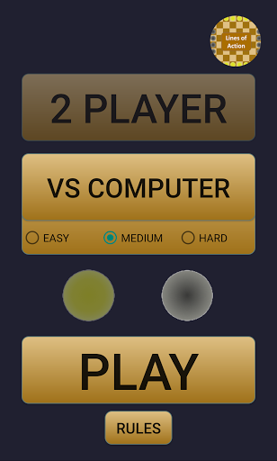 Lines of Action - board game Screen 2