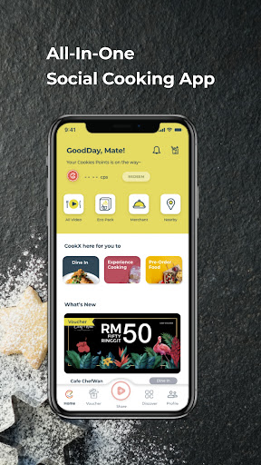 Android application CookX Asia screenshort