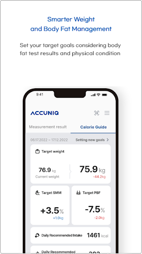 ACCUNIQ Connect Screen 3