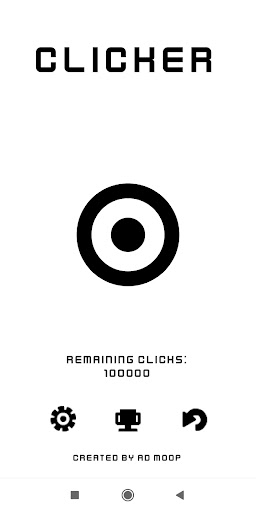 Android application Clicker screenshort