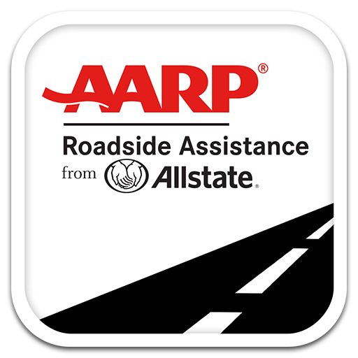 AARP Roadside from Allstate Logo