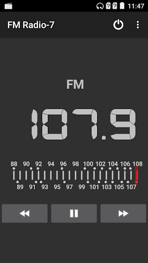 Android application FM Radio-7 screenshort