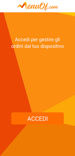 Android application Menuof.com - Gestione Ordini screenshort