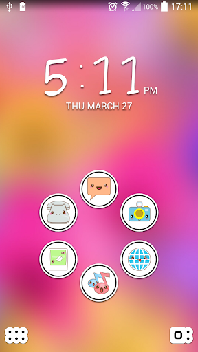 Android application Raffaella Kawaii Theme for Sma screenshort