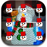 Snowman Pattern Lock Screen icon