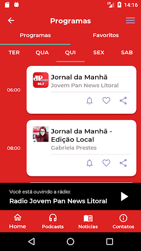 Litoral - Jovem Pan News 92,3 Screen 3