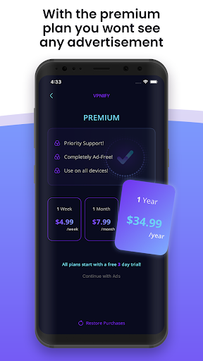 vpnify - Unlimited VPN Proxy - Tools - apps