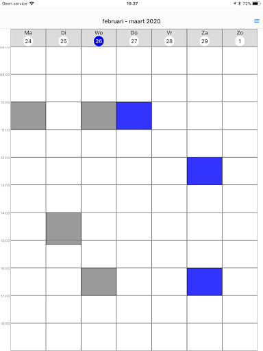 LTC Eindenhout trainingsapp Screen 3