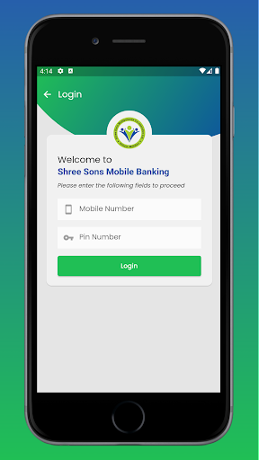 Android application Shree Sons Mobile Banking screenshort