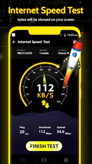 Internet Speed Meter screenshot 1