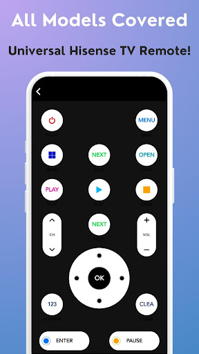 Android application Hisense Smart TV Remote screenshort